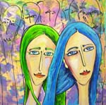 2013, schneeweisschen und rosenrot, 70x70